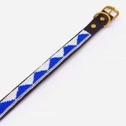 Ubuntu Triangle Dog Collar -Parker And Hyde shop TRIANGLEDOGCOLLARxCOBALTBLUExPrimary 71539364