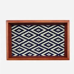 Smathers & Branson Gaucho Mini Needlepoint Valet Tray