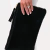 Parker And Hyde The Annie Clutch Jet Black