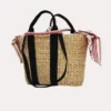 Muun Caba Tote -Parker And Hyde shop cabh fol nblre naturalxblackhdlxred