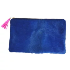 Parker And Hyde The Claire Clutch Blue