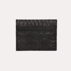 Parker And Hyde Python Credit Card Wallet -Parker And Hyde shop creditcardwallet jetblack 1d60686a 153a 4bba b42d f8f8a9ec37bd