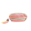 Love Stitch Hot Pink Jacquard Beaded Bag -Parker And Hyde shop dr 2350 hotpink