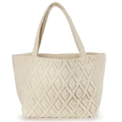 Echo Diamond Motif Bag -Parker And Hyde shop eh0027 white 99353a8f bf70 46d9 b570 f211e50791f2