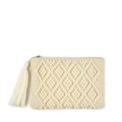 Echo Diamond Motif Clutch