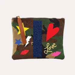 Parker Thatch Mimi Flat Clutch -Parker And Hyde shop fa18041 camolove b235dec6 f55d 4188 817c 75056cbfd297