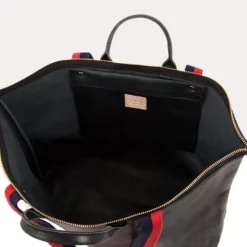 Clare V. Le Zip Sac -Parker And Hyde shop hb tt lz 100006 blackrusticalt1