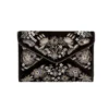 Rebecca Minkoff Embroidered Leo Clutch -Parker And Hyde shop hh17gmlc17 black 907576cc c262 4a2f 89bf 4e1a64a42507