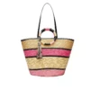 Rebecca Minkoff Straw Tote -Parker And Hyde shop hs18nwst28 pinkmulti