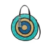 Rebecca Minkoff Straw Circle Tote -Parker And Hyde shop hs18nwsx32 bluemulti