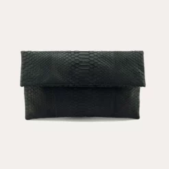 Parker And Hyde Python Clutch -Parker And Hyde shop pythonclutch jetblack ded80319 3575 4492 a8d4 935a72a80dc8