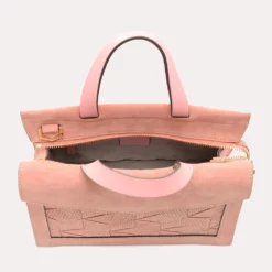 Welden Voyager Small Flap Satchel -Parker And Hyde shop rd15601e rosealt2