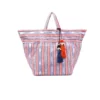 Jadetribe Samui Stripe Puka Tassel Tote -Parker And Hyde shop samuistp indigo 8f7ccd47 891a 42f3 a85b 59f4297e92e9