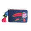 Roberta Roller Rabbit Tucan Embellished Clutch