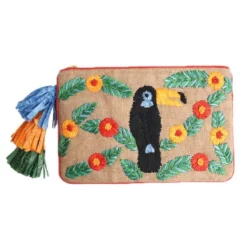 Roberta Roller Rabbit Sam Tucan Tassel Clutch